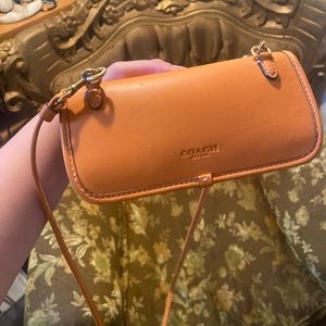 Coach Bags | Crosby Bucket Mini Town Leather Cross Body Bag, Orange